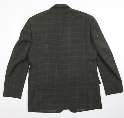 Mens UK Size 42 Berkertex Regular Green Suit Jacket