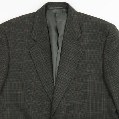 Mens UK Size 42 Berkertex Regular Green Suit Jacket