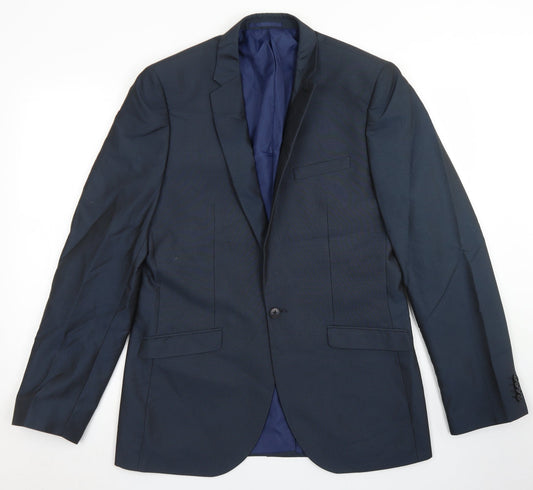 Mens UK Size 40 Taylor & Wright Regular Blue Suit Jacket