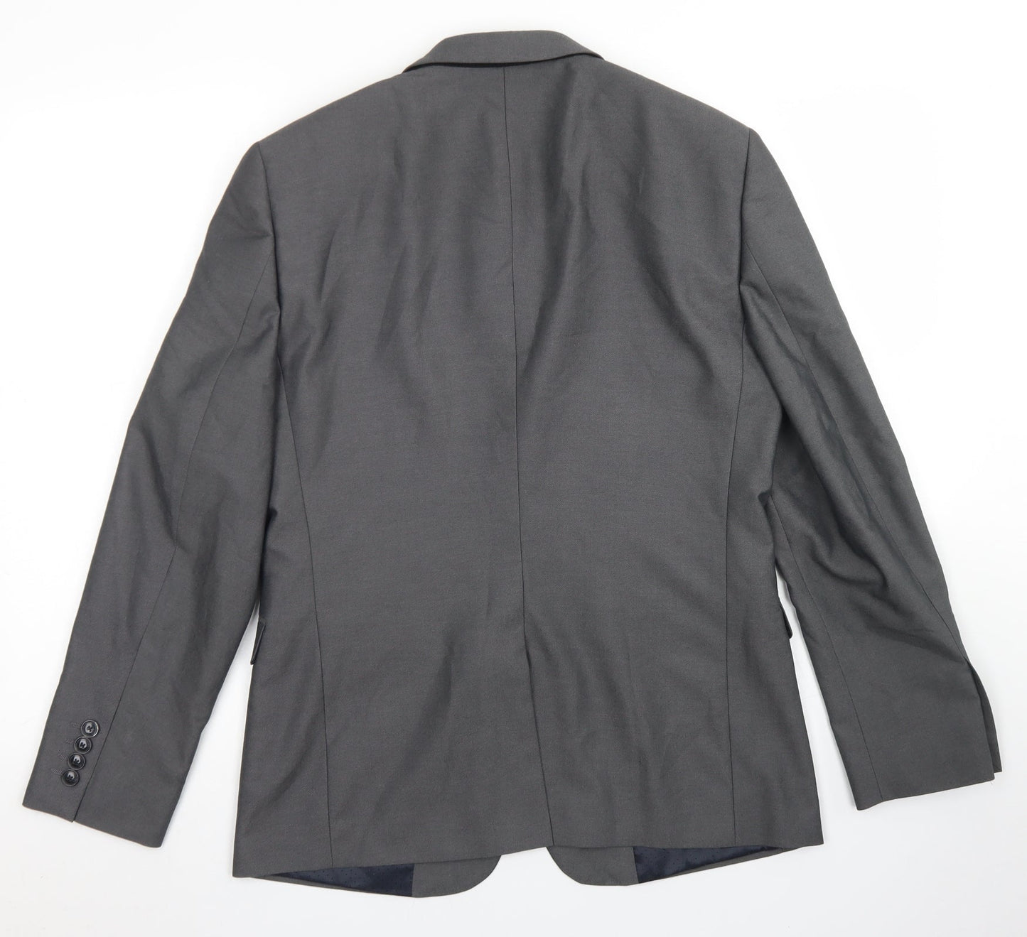 Mens UK Size 38 Burton Regular Grey Suit Jacket