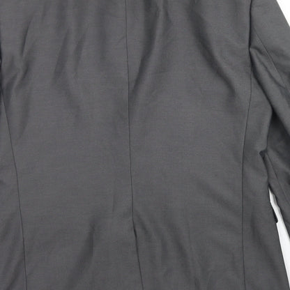 Mens UK Size 38 Burton Regular Grey Suit Jacket