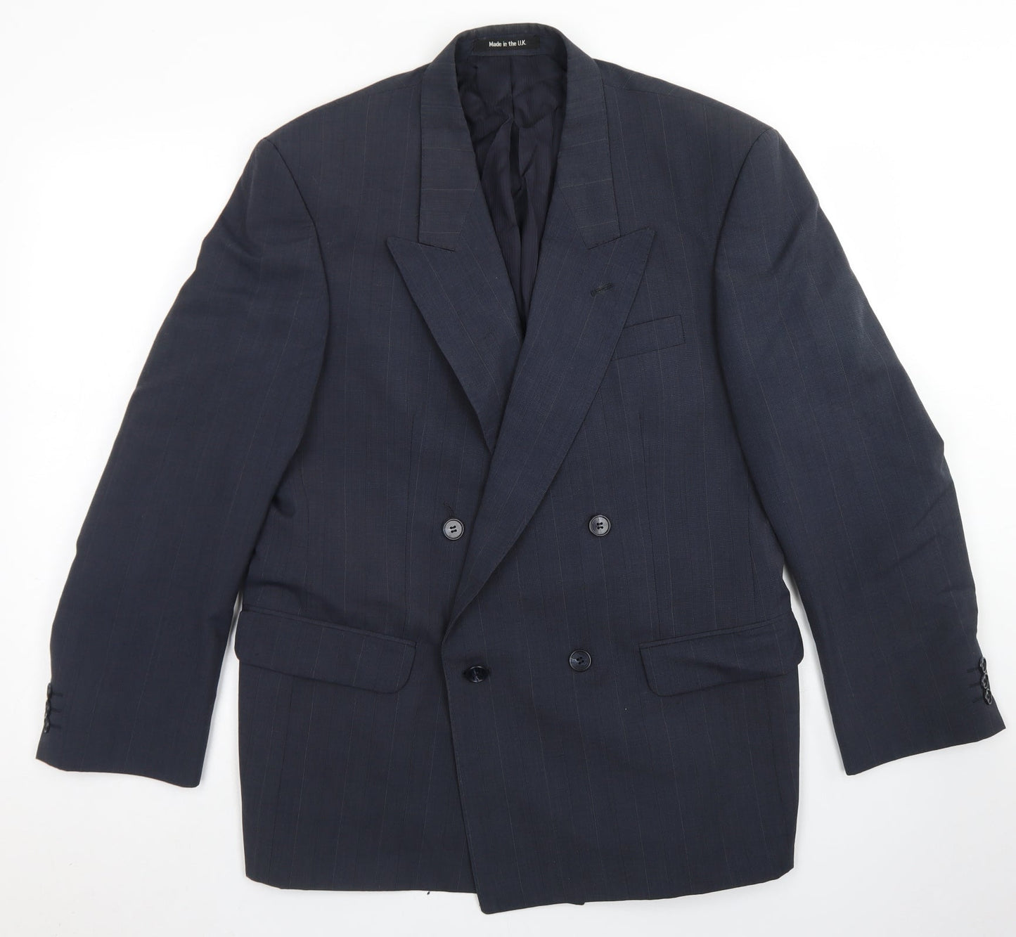 Mens UK Size 40 St Michael Regular Blue Suit Jacket