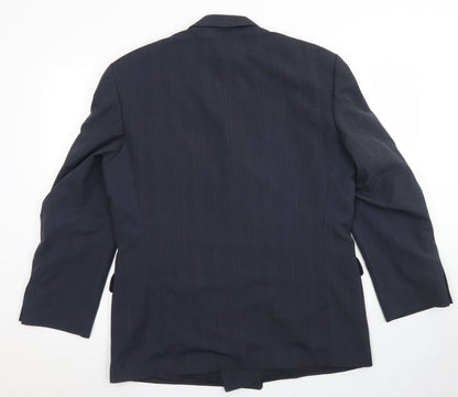 Mens UK Size 40 St Michael Regular Blue Suit Jacket