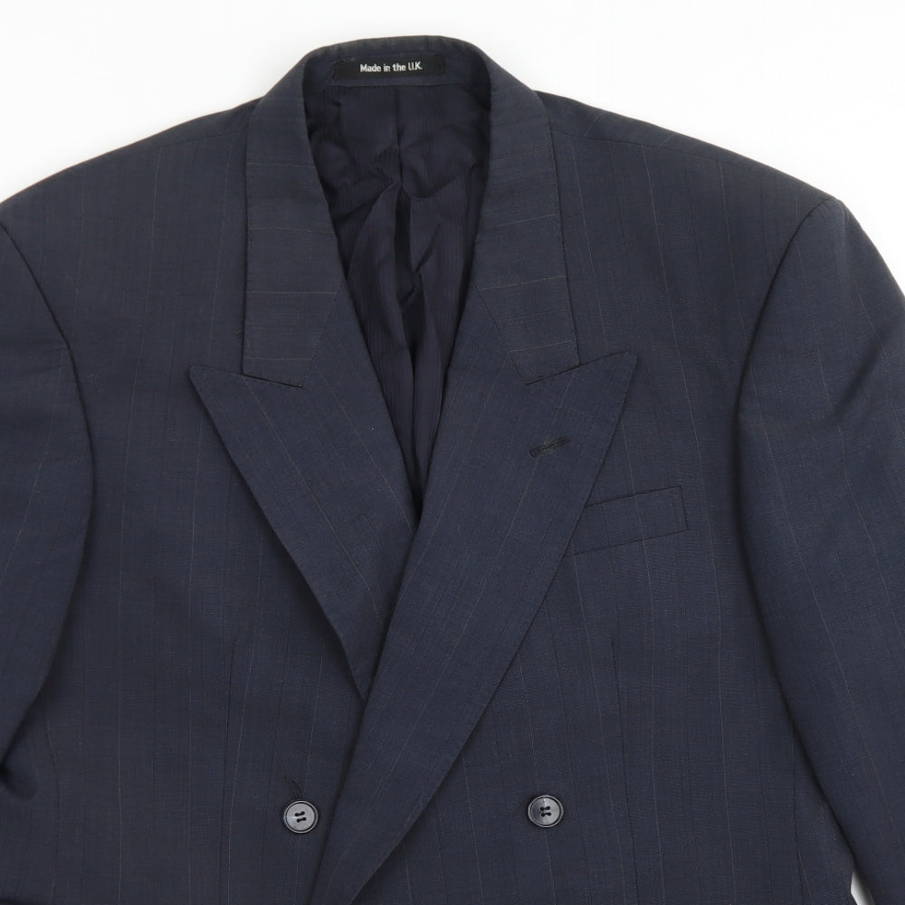 Mens UK Size 40 St Michael Regular Blue Suit Jacket