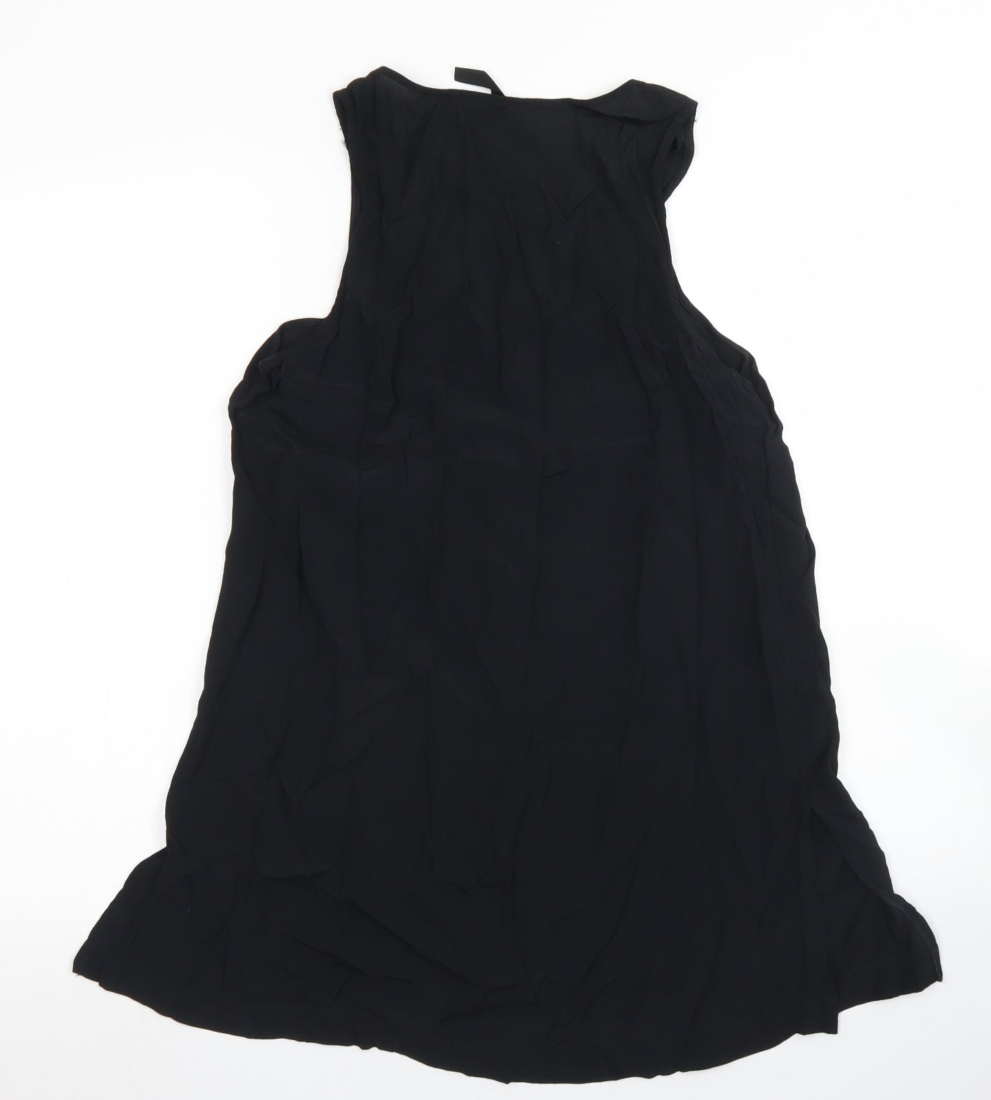 Womens UK Size 10 Woolworths Black Basic Blouse