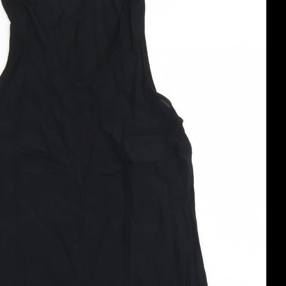 Womens UK Size 10 Woolworths Black Basic Blouse