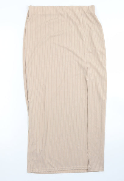 I SAW IT FIRST Womens Brown  Polyester Bandage Skirt Size 12