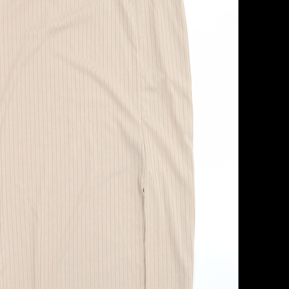 I SAW IT FIRST Womens Brown  Polyester Bandage Skirt Size 12