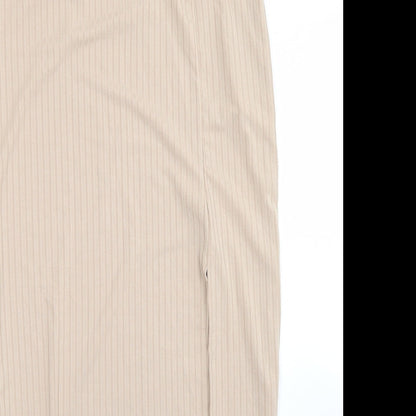 I SAW IT FIRST Womens Brown  Polyester Bandage Skirt Size 12