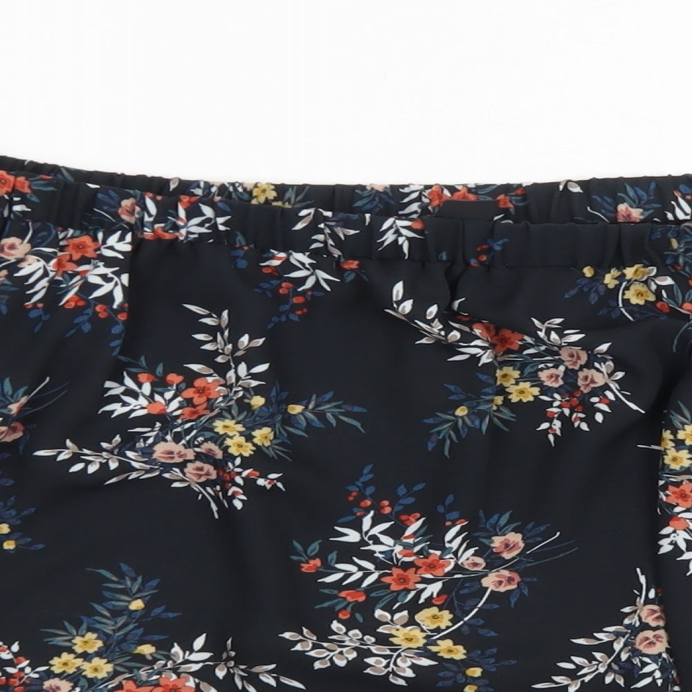 Womens UK Size 14 Atmosphere Black Cropped Blouse