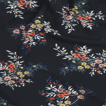 Womens UK Size 14 Atmosphere Black Cropped Blouse