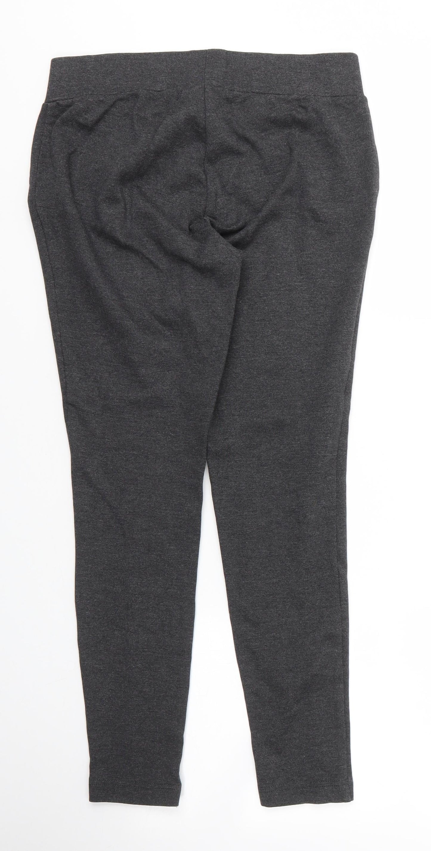 Womens UK Size 10 Papaya Regular Fit Carrot Grey Trousers