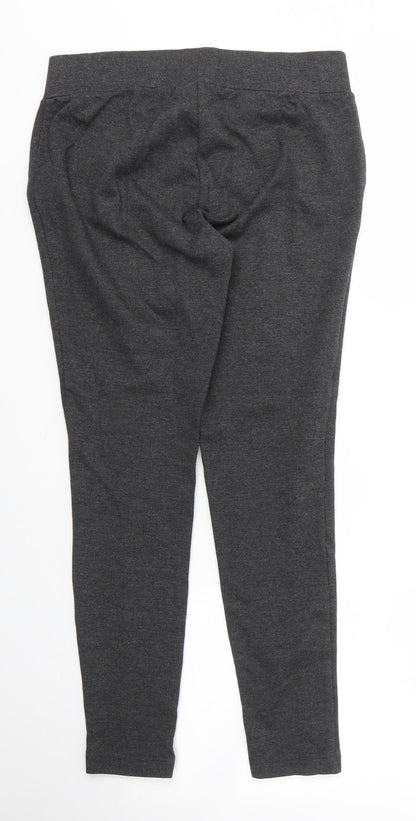 Womens UK Size 10 Papaya Regular Fit Carrot Grey Trousers