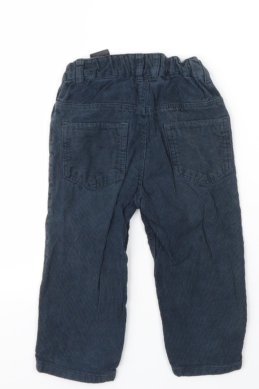 H&M Baby Blue  Cotton Capri Jeans Size 12 Months  Button