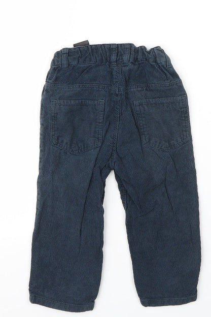 H&M Baby Blue  Cotton Capri Jeans Size 12 Months  Button