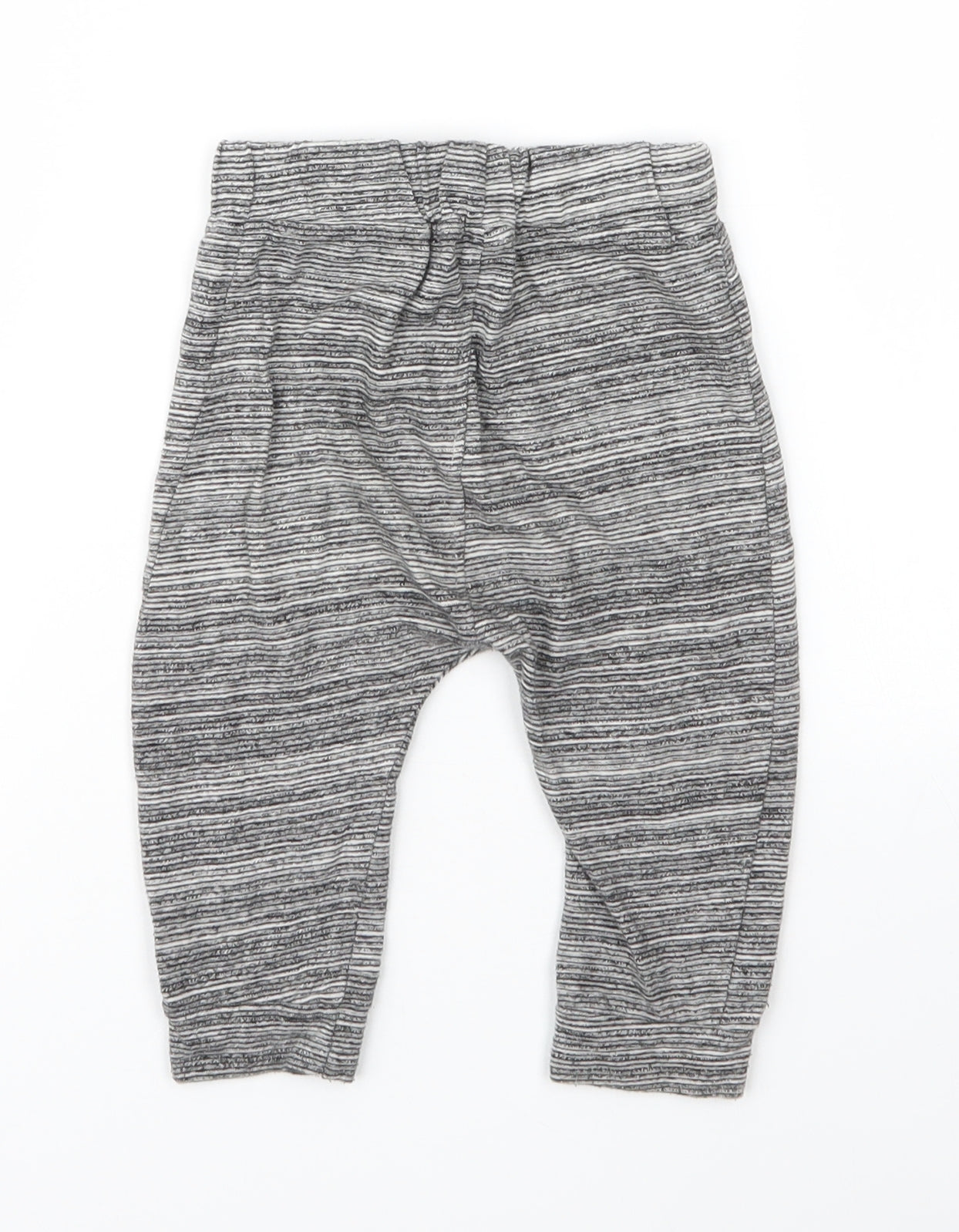 George Boys Grey  Cotton Capri Leggings Size 6-9 Months  Drawstring