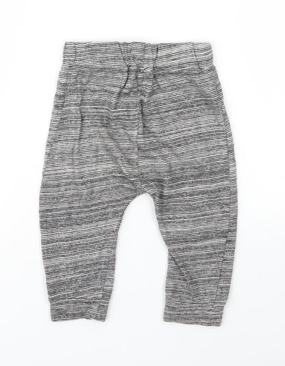 George Boys Grey  Cotton Capri Leggings Size 6-9 Months  Drawstring