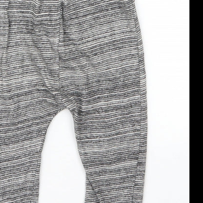 George Boys Grey  Cotton Capri Leggings Size 6-9 Months  Drawstring