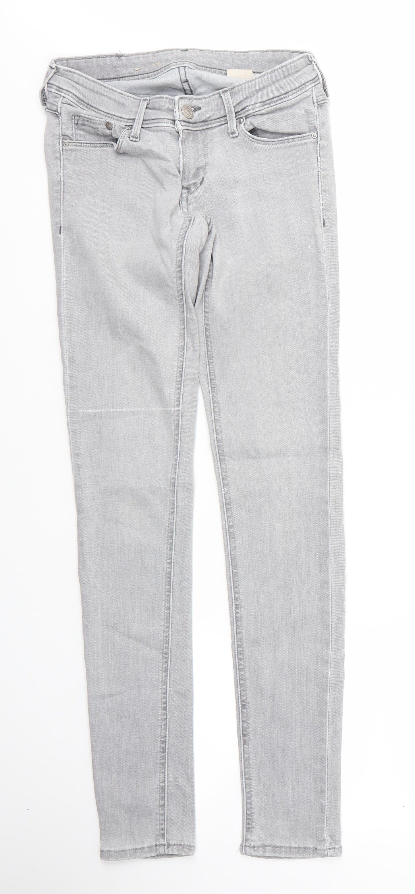 Womens UK Size 26 H&M  Skinny Grey Jeans