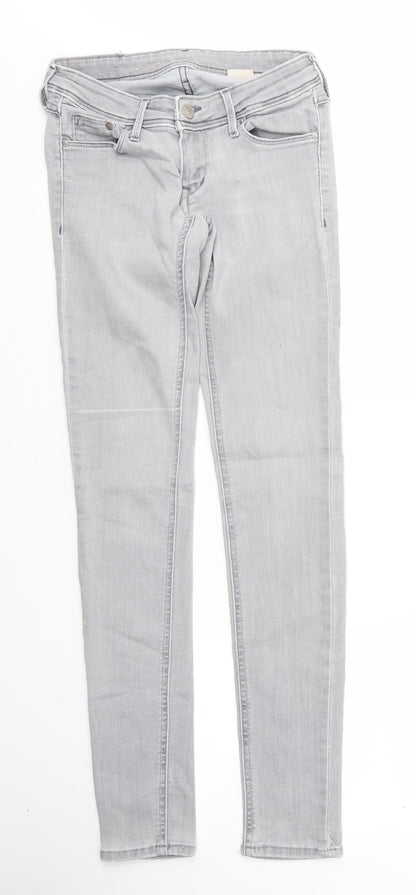 Womens UK Size 26 H&M  Skinny Grey Jeans