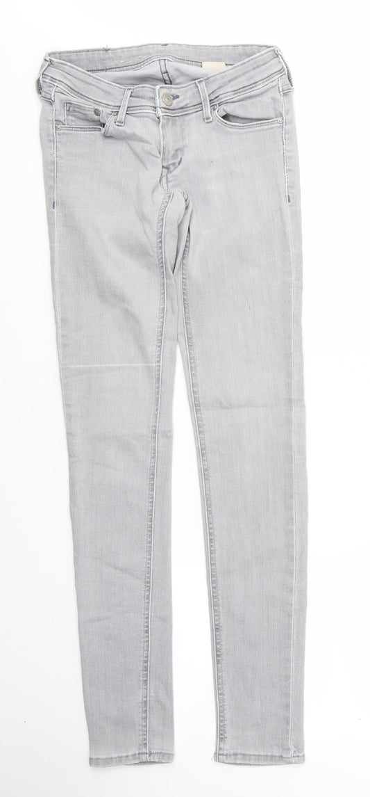 Womens UK Size 26 H&M  Skinny Grey Jeans