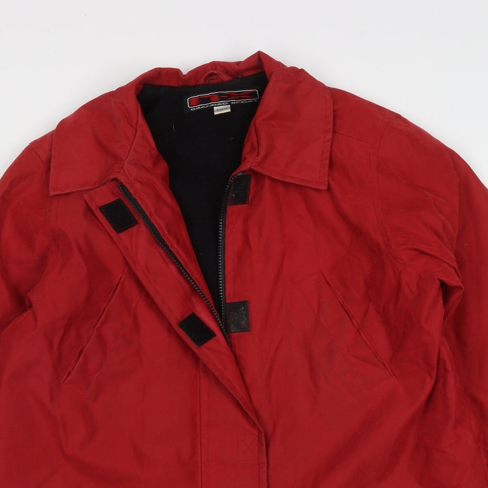 NX branded sport Womens Red   Jacket  Size S  Zip