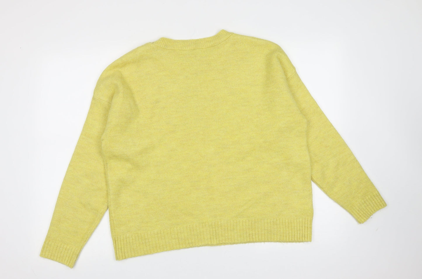 Womens UK Size M NEXT Yellow Pullover Jumper