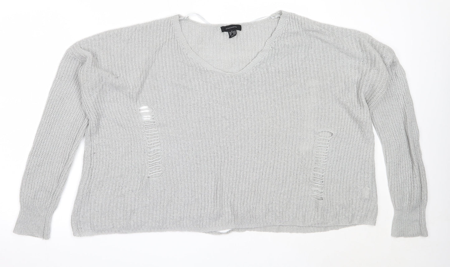 Womens UK Size L Atmosphere Grey Pullover Jumper
