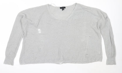 Womens UK Size L Atmosphere Grey Pullover Jumper