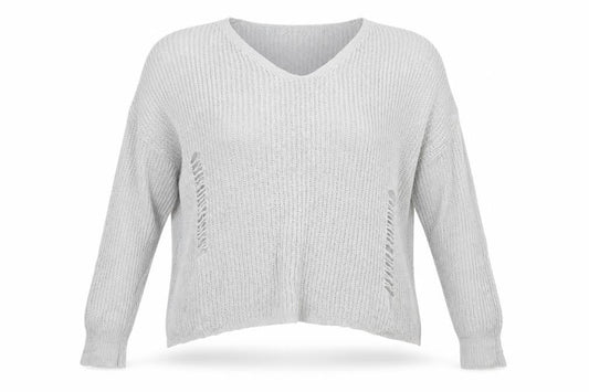 Womens UK Size L Atmosphere Grey Pullover Jumper