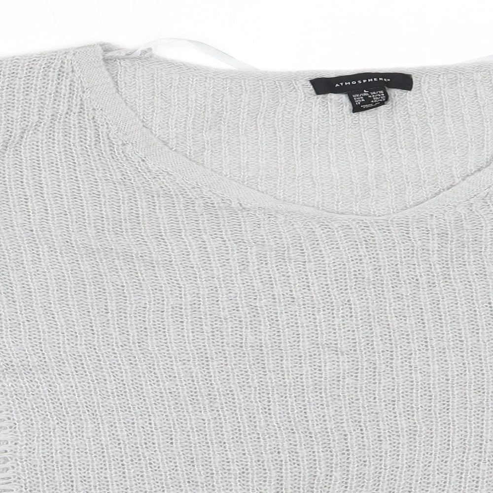 Womens UK Size L Atmosphere Grey Pullover Jumper