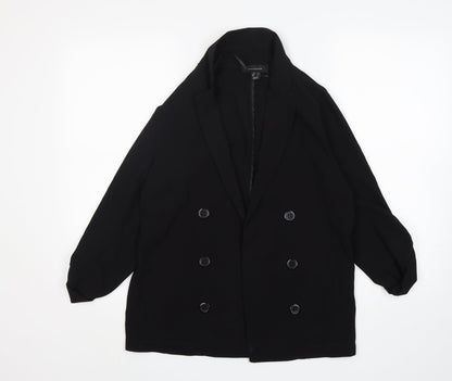 Atmosphere Womens Black  Polyester Jacket Blazer Size 8