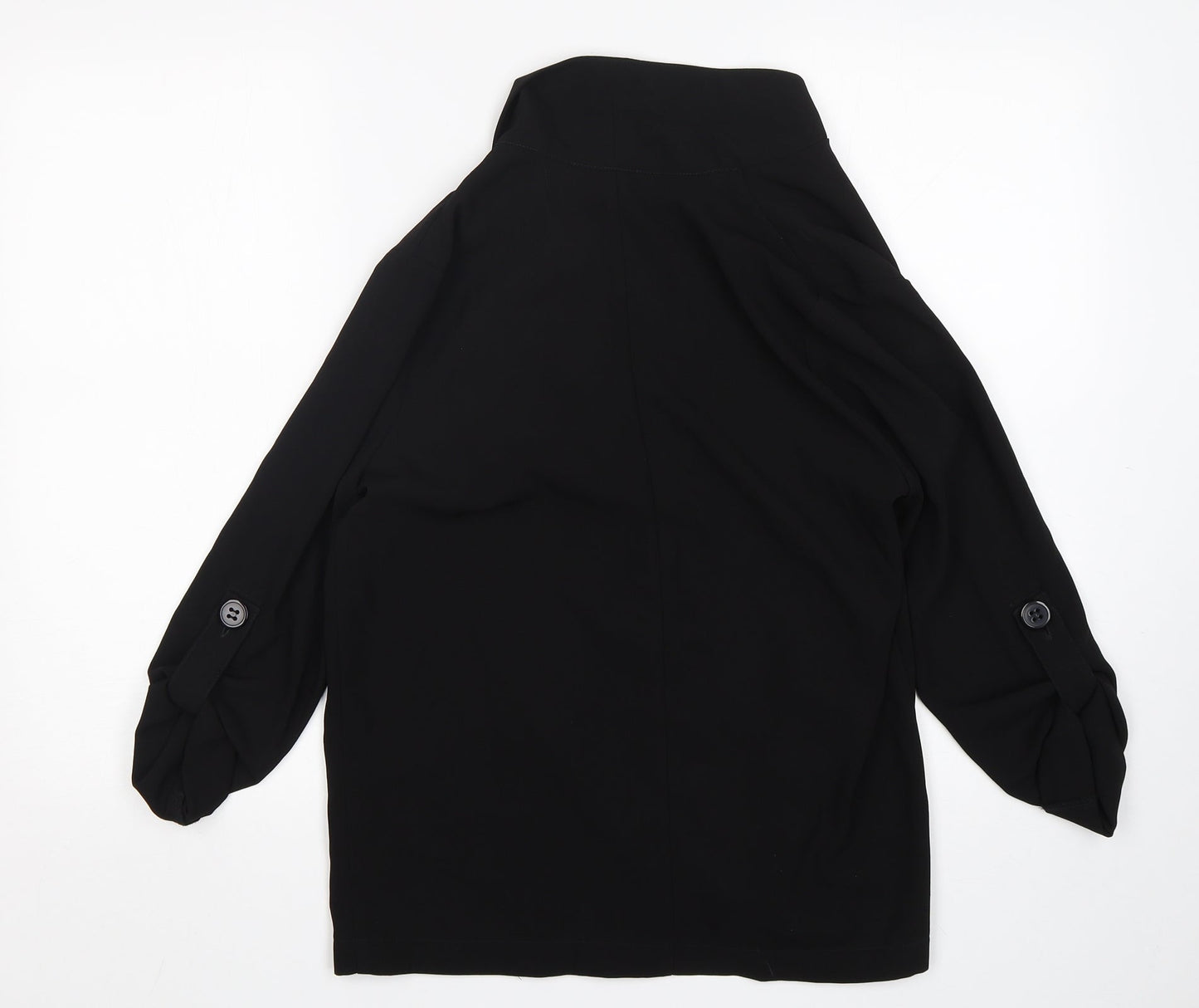 Atmosphere Womens Black  Polyester Jacket Blazer Size 8