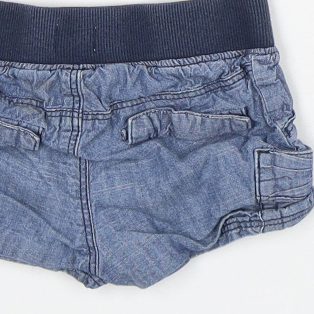 Old Navy Boys Blue  Cotton Capri Trousers Size 12-18 Months   - Shorts