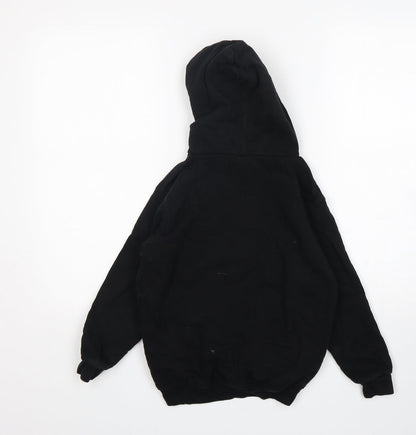 B&C Boys Black  Cotton Pullover Hoodie Size 10 Years   - Keep Calm and Hug A ginger