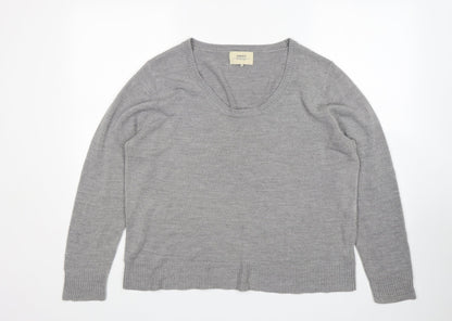Womens UK Size 20 Papaya Grey Pullover Jumper
