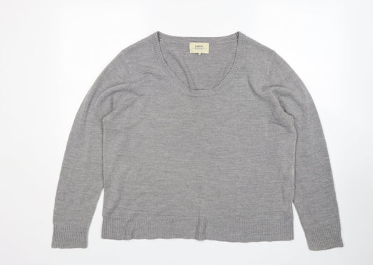 Womens UK Size 20 Papaya Grey Pullover Jumper