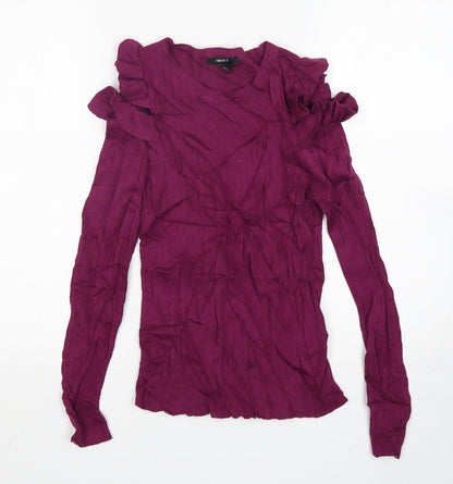 Womens UK Size L FOREVER 21 Purple Pullover Jumper