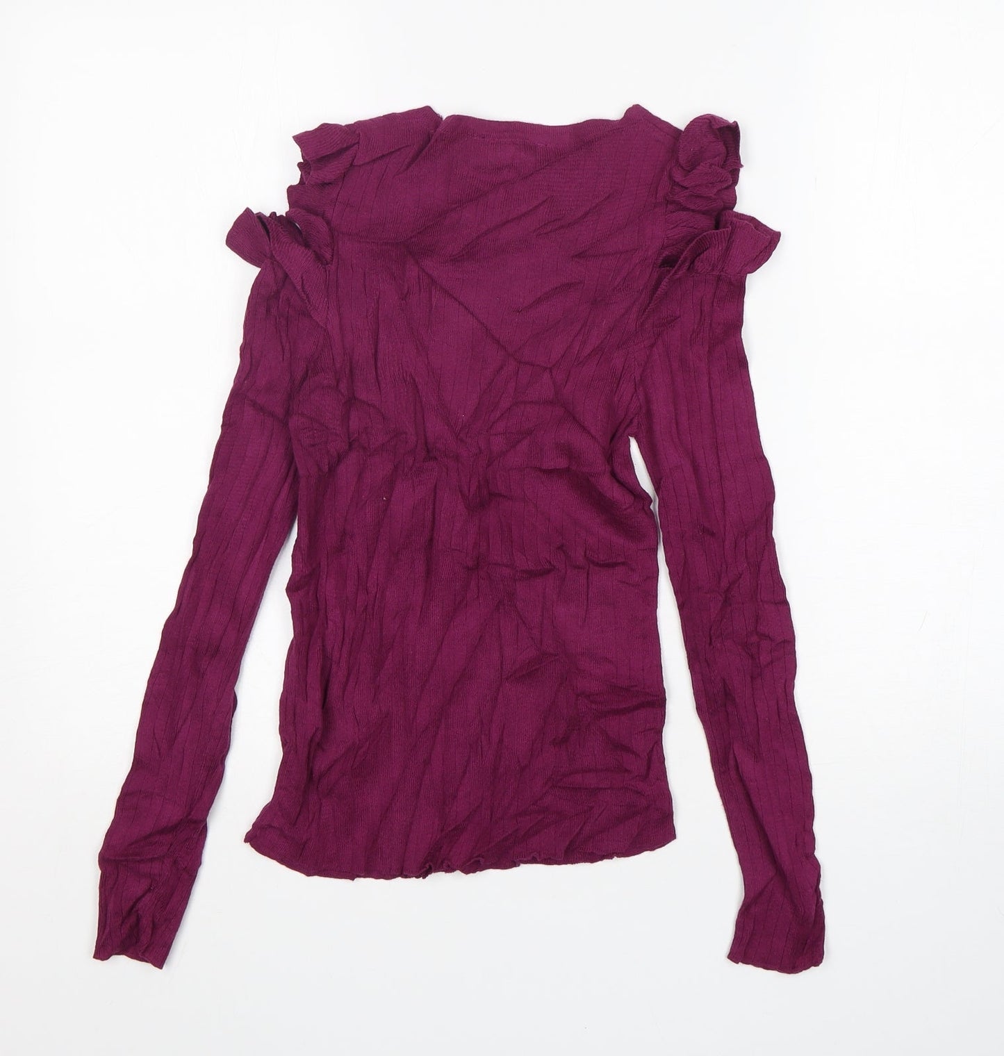 Womens UK Size L FOREVER 21 Purple Pullover Jumper
