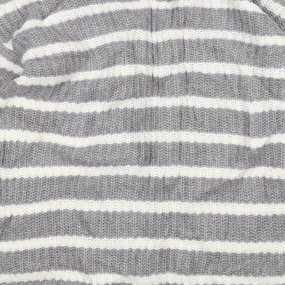 Womens UK Size M Papaya Grey Pullover Jumper