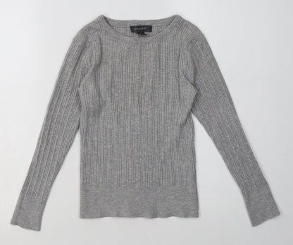 Primark Womens Grey  Polyester Pullover Sweatshirt Size S  Pullover
