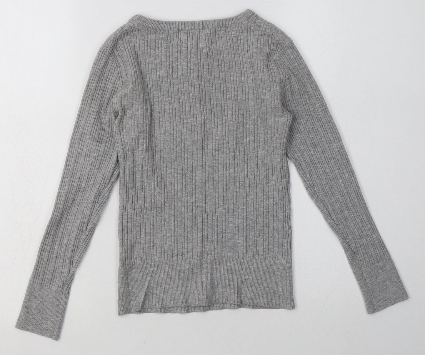 Primark Womens Grey  Polyester Pullover Sweatshirt Size S  Pullover