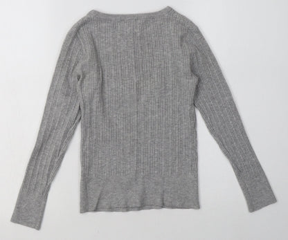 Primark Womens Grey  Polyester Pullover Sweatshirt Size S  Pullover
