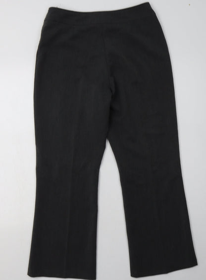 Womens UK Size 12 BHS Regular Fit  Grey Trousers