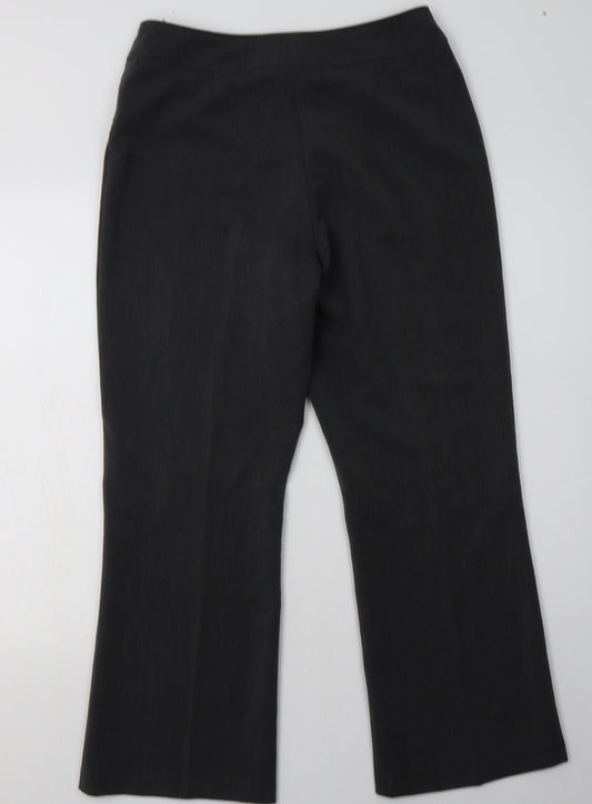 Womens UK Size 12 BHS Regular Fit  Grey Trousers