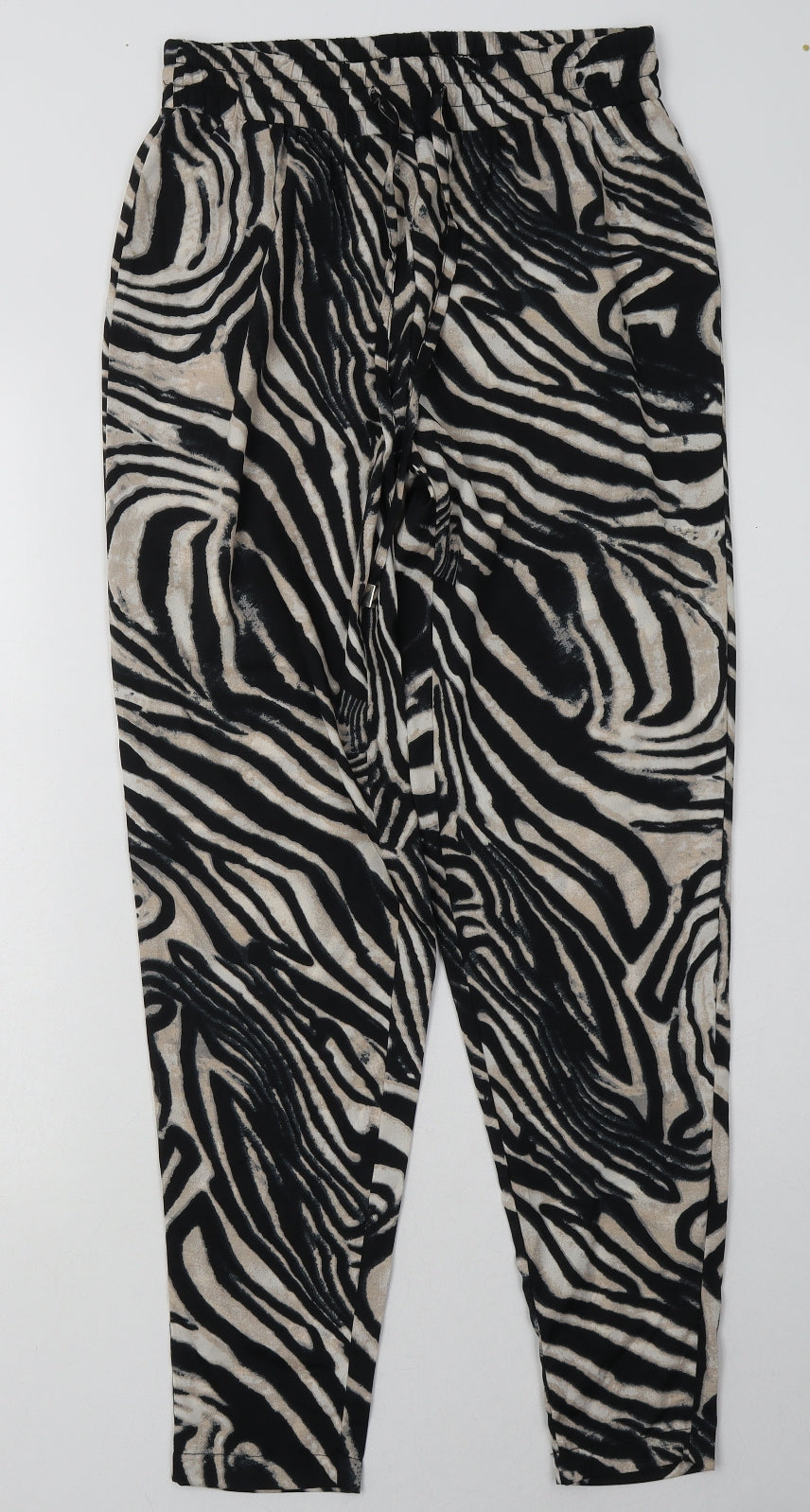 Womens UK Size 8 Preworn Regular Fit  Beige Trousers