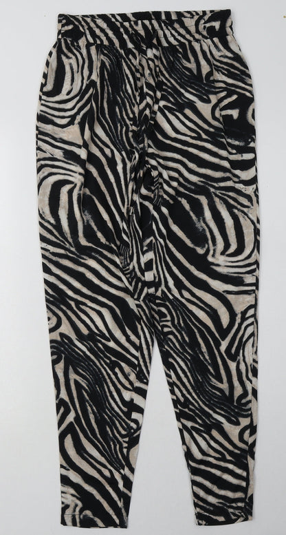 Womens UK Size 8 Preworn Regular Fit  Beige Trousers