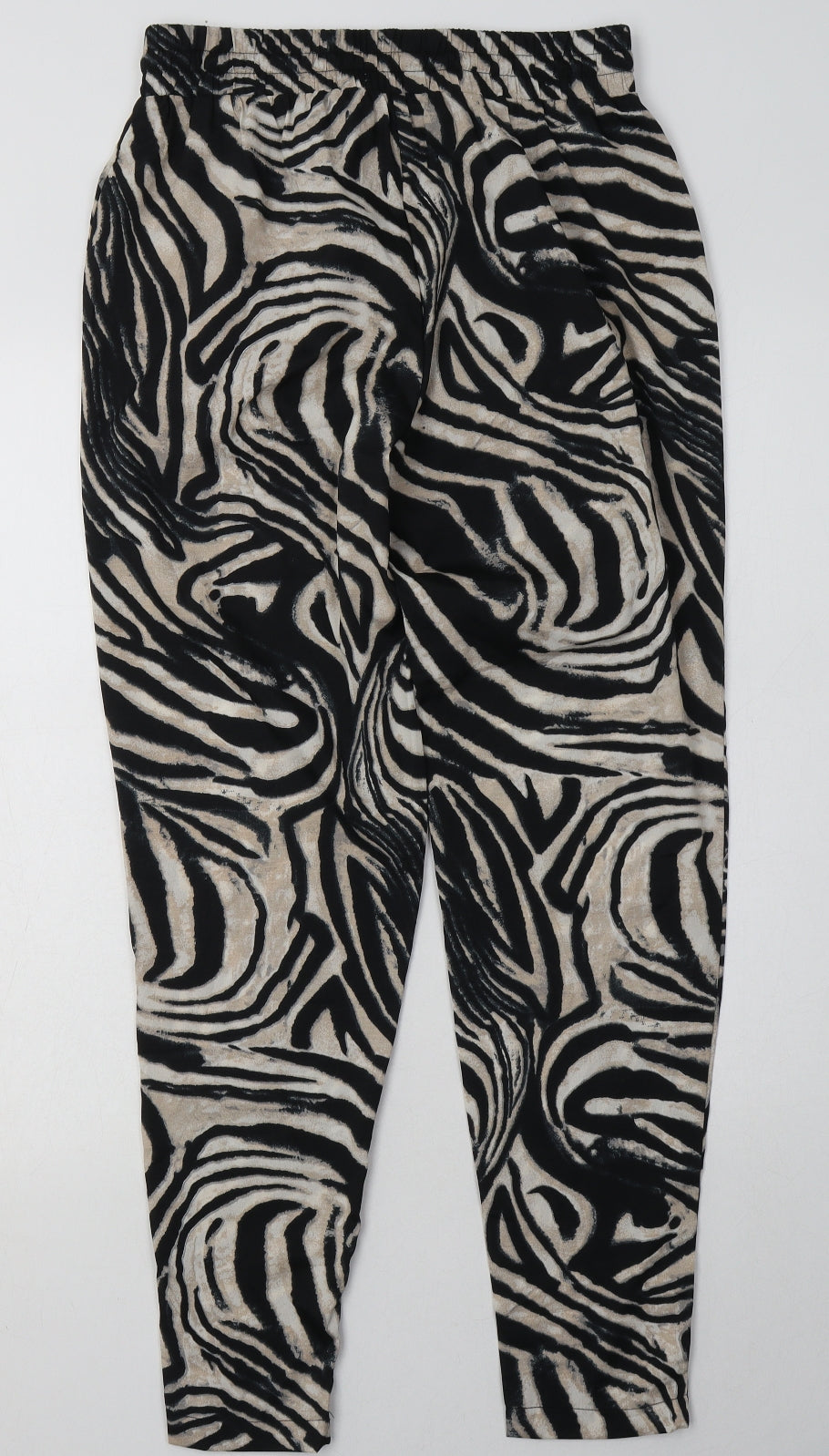 Womens UK Size 8 Preworn Regular Fit  Beige Trousers