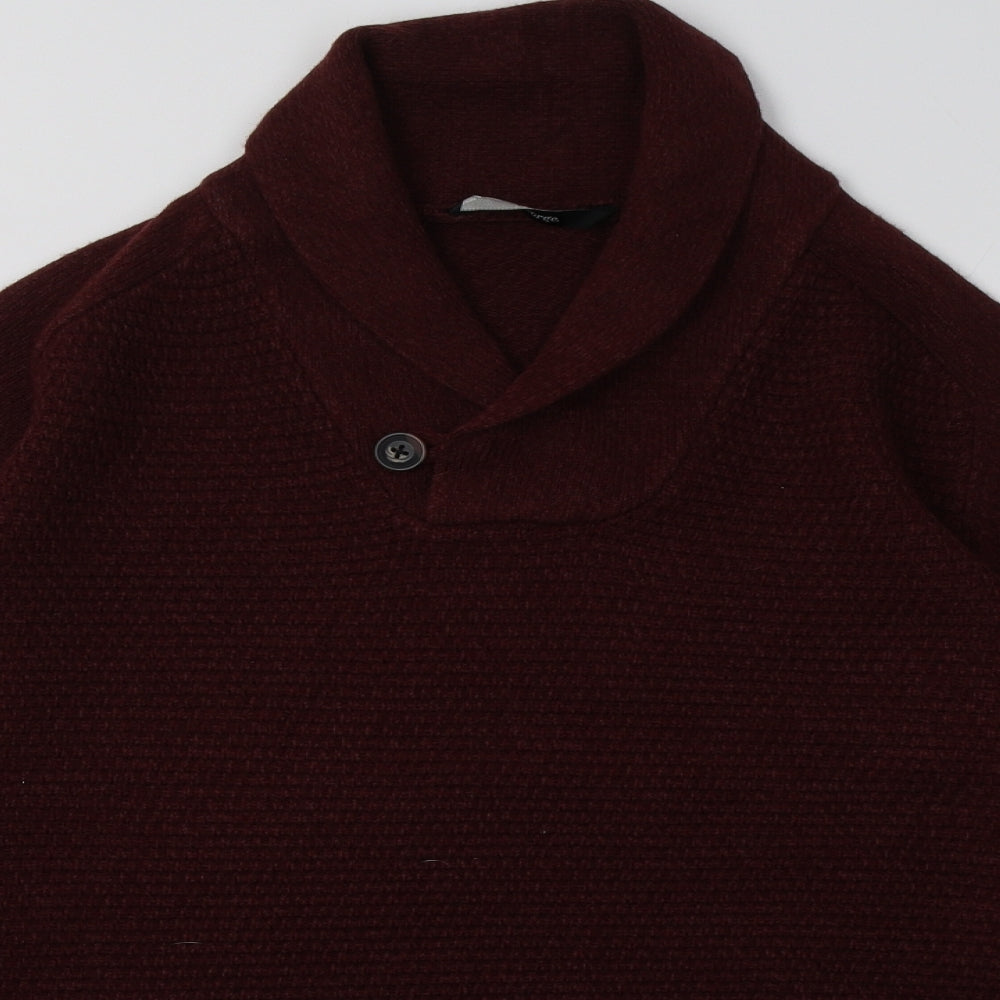 George Mens Red  Acrylic  Sweatshirt Size L