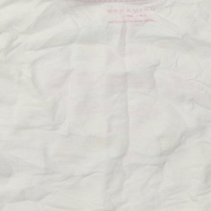 Primark Girls White  Cotton Basic Casual Size 3-6 Months Crew Neck Pullover - my mummy is the best